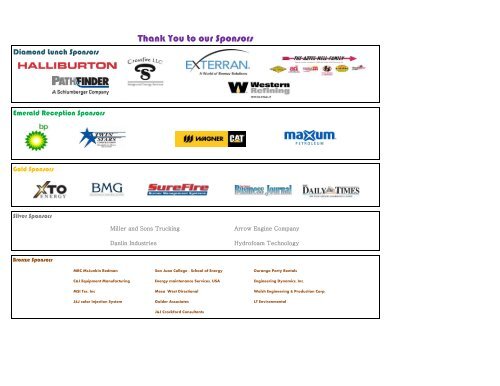 2012 Exhibitor Attendees And Miscellaneous Information
