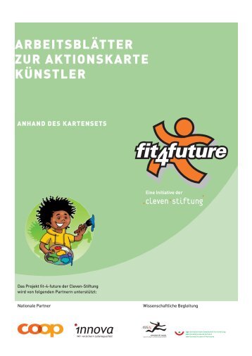 Arbeitsblätter zur AktionskArte künstler - Fit-4-Future