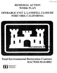 REMEDIAL ACTION WORK PLAN OPERABLE UNIT 2, LANDFILL ...