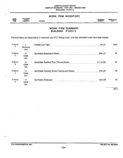 REMEDIAL ACTION WORK PLAN OPERABLE UNIT 2, LANDFILL ...