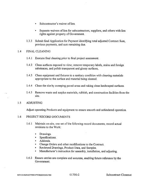 REMEDIAL ACTION WORK PLAN OPERABLE UNIT 2, LANDFILL ...