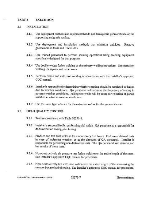 REMEDIAL ACTION WORK PLAN OPERABLE UNIT 2, LANDFILL ...