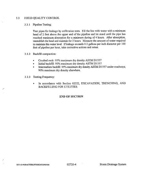 REMEDIAL ACTION WORK PLAN OPERABLE UNIT 2, LANDFILL ...