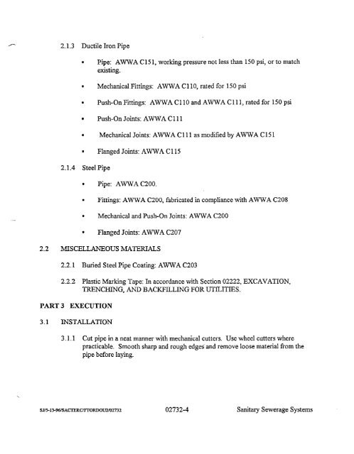 REMEDIAL ACTION WORK PLAN OPERABLE UNIT 2, LANDFILL ...