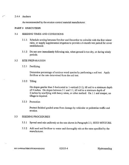 REMEDIAL ACTION WORK PLAN OPERABLE UNIT 2, LANDFILL ...