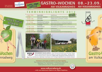 Apfelwochen-Flyer - Vulkanradweg im Vogelsberg