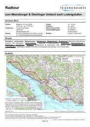 Radtour - Friedrichshafen