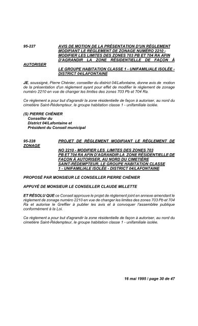 17 janvier 1995 / page 1 de 14 N U M É R O   1 ... - Ville de Gatineau