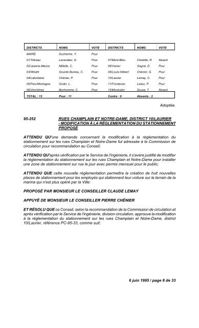 17 janvier 1995 / page 1 de 14 N U M É R O   1 ... - Ville de Gatineau