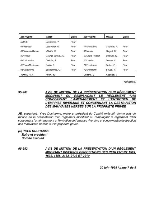 17 janvier 1995 / page 1 de 14 N U M É R O   1 ... - Ville de Gatineau