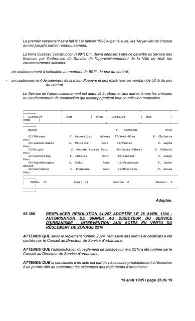 17 janvier 1995 / page 1 de 14 N U M É R O   1 ... - Ville de Gatineau