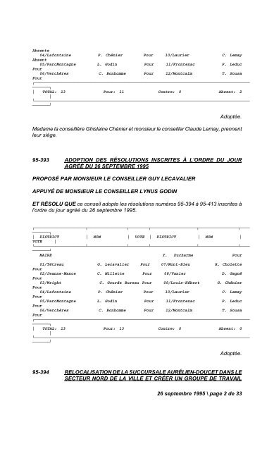 17 janvier 1995 / page 1 de 14 N U M É R O   1 ... - Ville de Gatineau