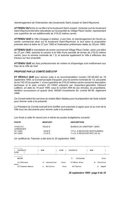 17 janvier 1995 / page 1 de 14 N U M É R O   1 ... - Ville de Gatineau