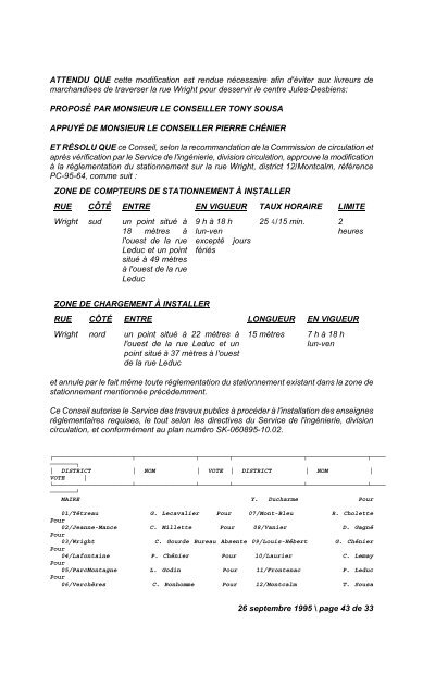 17 janvier 1995 / page 1 de 14 N U M É R O   1 ... - Ville de Gatineau