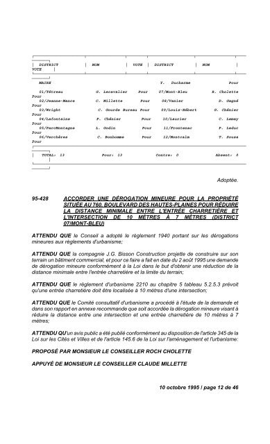 17 janvier 1995 / page 1 de 14 N U M É R O   1 ... - Ville de Gatineau