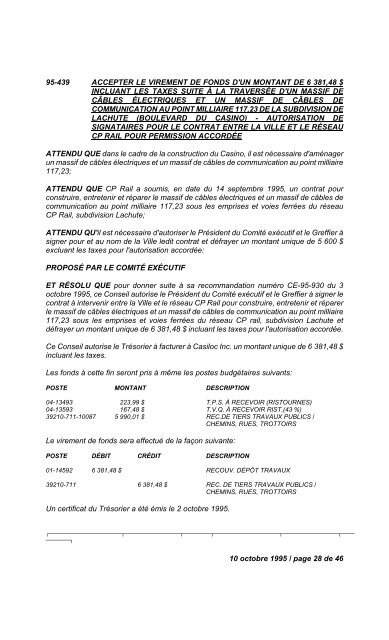 17 janvier 1995 / page 1 de 14 N U M É R O   1 ... - Ville de Gatineau