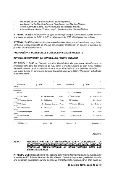 17 janvier 1995 / page 1 de 14 N U M É R O   1 ... - Ville de Gatineau