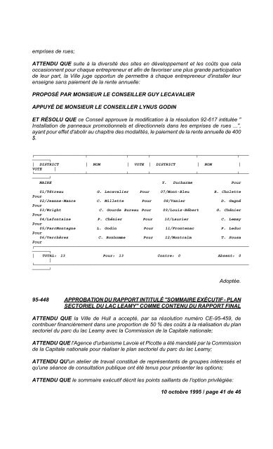 17 janvier 1995 / page 1 de 14 N U M É R O   1 ... - Ville de Gatineau