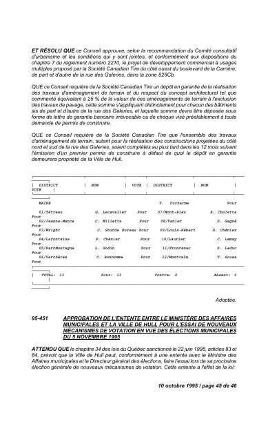 17 janvier 1995 / page 1 de 14 N U M É R O   1 ... - Ville de Gatineau