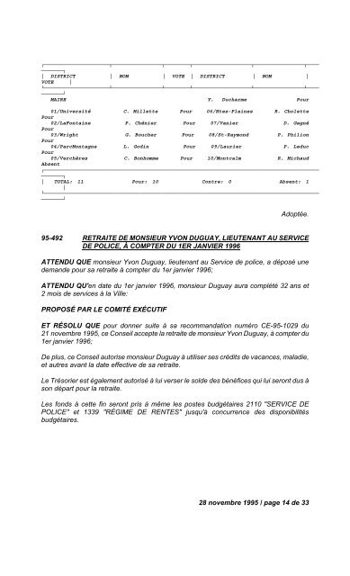 17 janvier 1995 / page 1 de 14 N U M É R O   1 ... - Ville de Gatineau