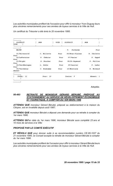 17 janvier 1995 / page 1 de 14 N U M É R O   1 ... - Ville de Gatineau