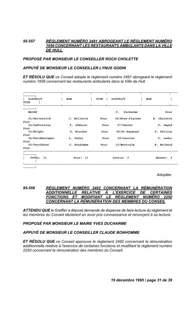 17 janvier 1995 / page 1 de 14 N U M É R O   1 ... - Ville de Gatineau