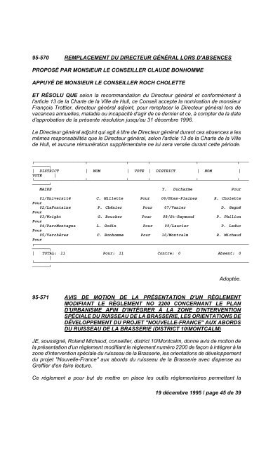 17 janvier 1995 / page 1 de 14 N U M É R O   1 ... - Ville de Gatineau