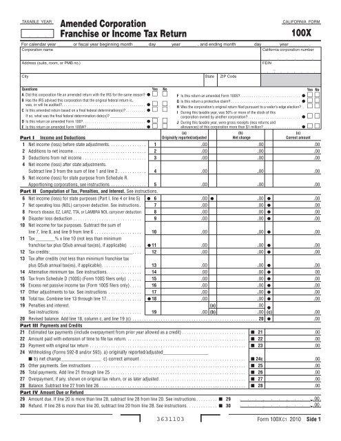2010-form-100x-california-franchise-tax-board