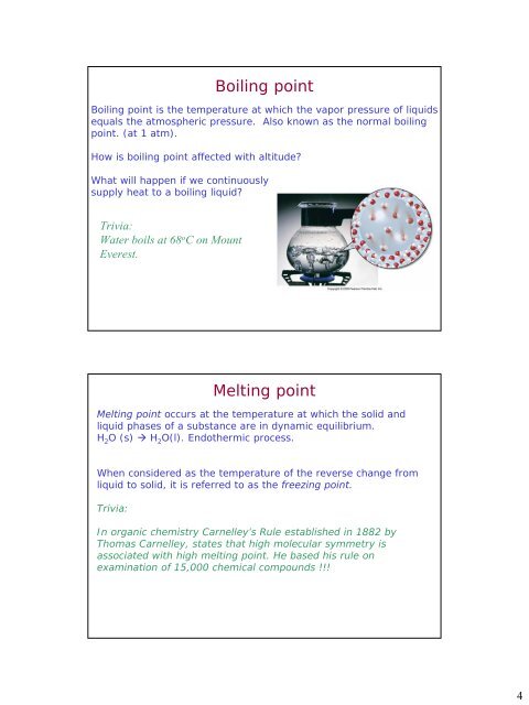 Ch 12. Learning Objectives The Physical States of Matter