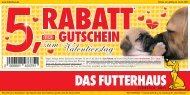 5,-EURO GUTSCHEIN - Das Futterhaus