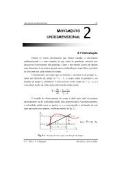 MOVIMENTO UNIDIMENSIONAL - Fotonica.ifsc.usp.br