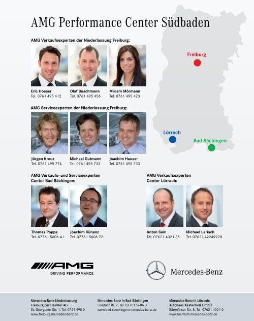 AMG Ansprechpartner zum Download (pdf) - Mercedes-Benz ...