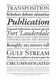 Gulf Stream - Font Bureau