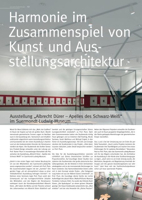 FH_Beilage_72dpi.pdf - Online Publikations-Server der FH-Aachen