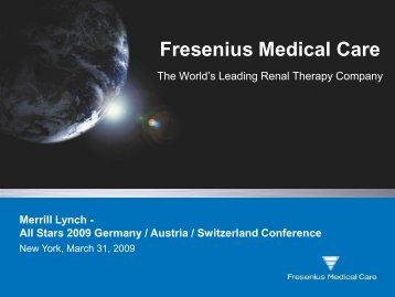 Presentation - Fresenius Medical Care