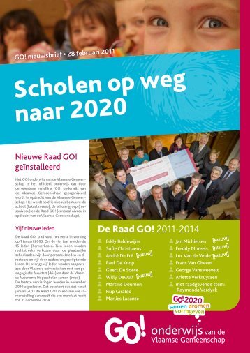 Scholen op weg naar 2020 - GO! onderwijs van de Vlaamse ...