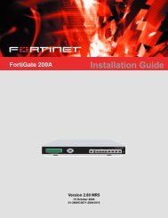 FortiGate-200A - Fortinet Technical Documentation