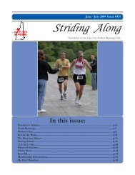 2009 June / July Newsletter - Gate City Striders