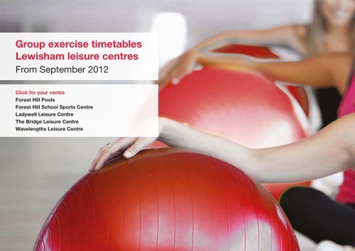 Group exercise timetables Lewisham leisure centres - Fusion Lifestyle