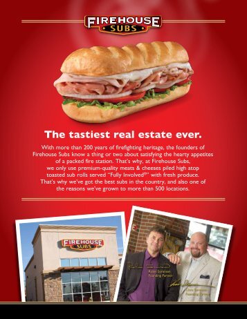 The tastiest real estate ever. - Firehouse Subs