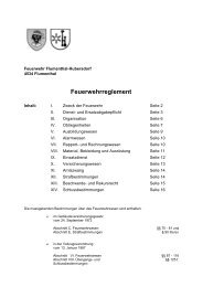 Feuerwehrreglement Genehmigt durch Kanton 24 ... - Flumenthal