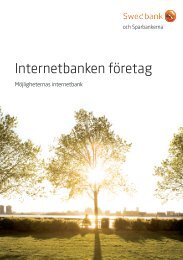 Folder på svenska (pdf) - Swedbank
