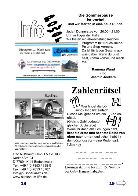 Heft 66 Ausgabe Oktober 2007 - FTB