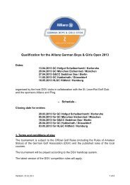 Official announcement download .pdf file - Allianz German Boys and ...