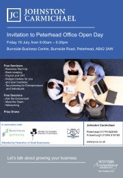 Invitation to Peterhead Office Open Day - Federation of Small ...