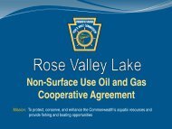Rose Valley Lake - Pennsylvania Fish and Boat Commission