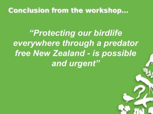 A predator-free New Zealand How crazy an idea is it? - Forest and Bird
