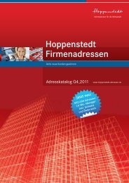 Hoppenstedt Firmenadressen - Firmendatenbank von Hoppenstedt
