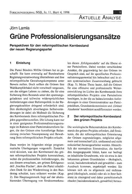 Vollversion (5.41 MB) - Forschungsjournal Soziale Bewegungen