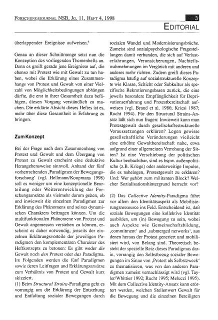 Vollversion (5.41 MB) - Forschungsjournal Soziale Bewegungen